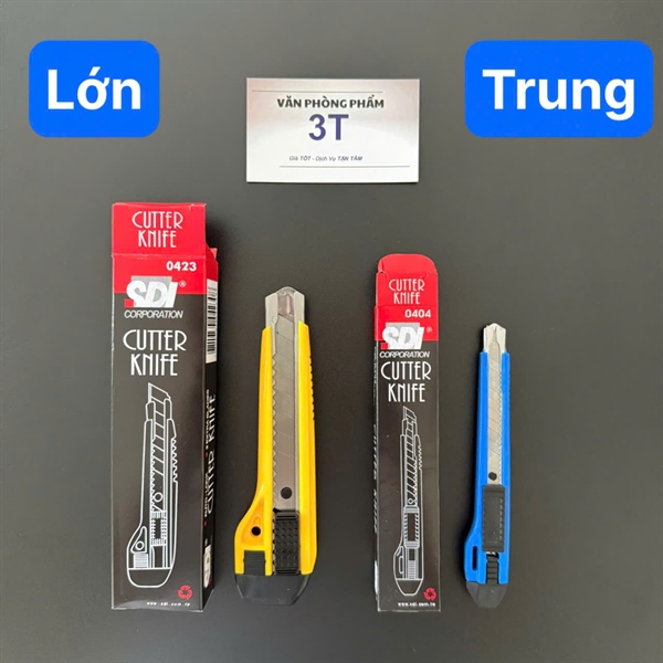 Dao Rọc Giấy trung SDI 0404 - Cái 2 Dao Rọc Giấy trung SDI 0404 - Cái - Ảnh 2
