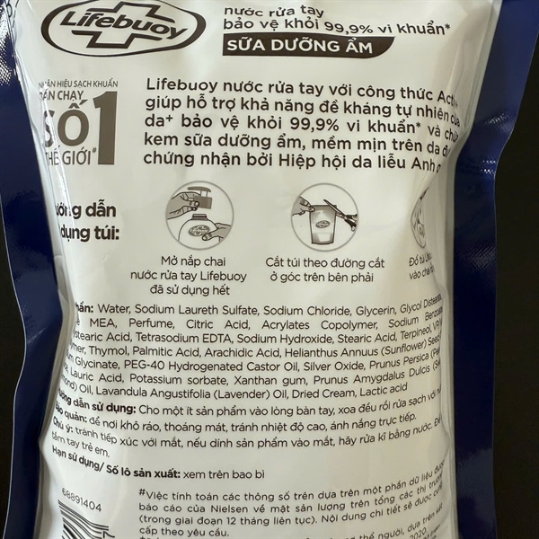 Nước rửa tay Lifebouy 392ml - Bịch 3 Nước rửa tay Lifebouy 392ml - Bịch - Ảnh 3