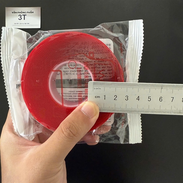 Băng keo 2 mặt Acrylic (keo 3M) - Cuộn