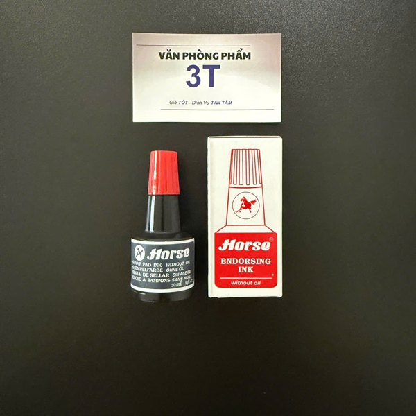 Mực in Horse chính hãng 30ml - Hộp 3 Mực in Horse chính hãng 30ml - Hộp - Ảnh 3