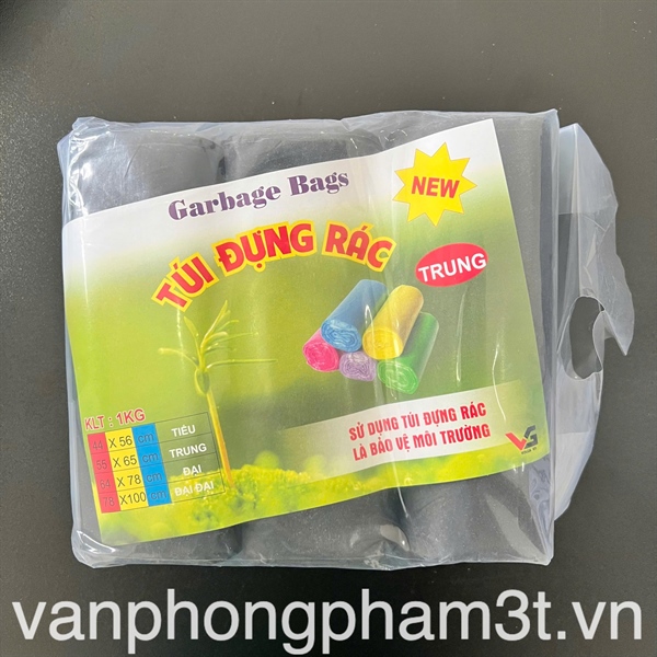 Túi rác siêu dai size TRUNG 55x65 cm - Kg