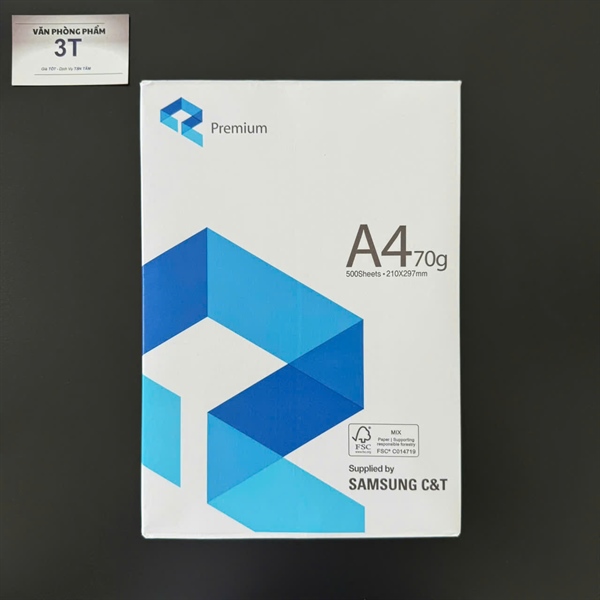 Giấy A4 trắng SAMSUNG 70GSM (500 tờ/ Ream) - Ream