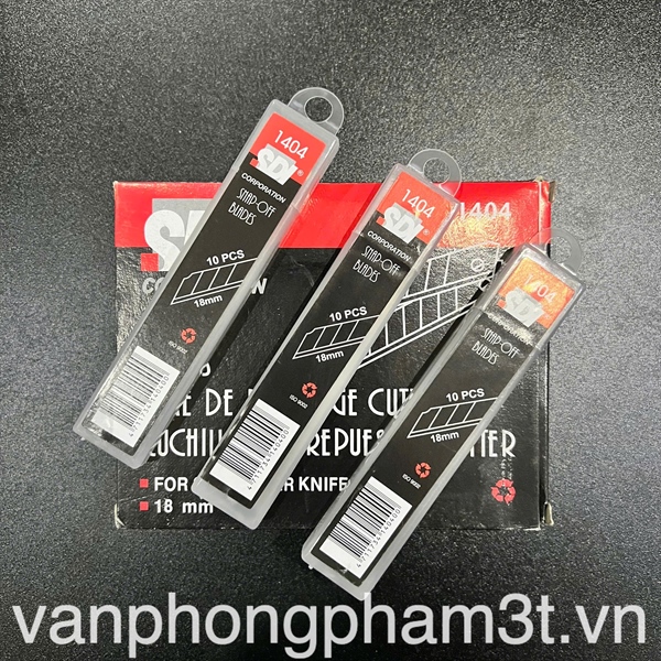 Lưỡi dao rọc giấy 18mm SDI 1404 (10 cái/ tuýp) - Tuýp