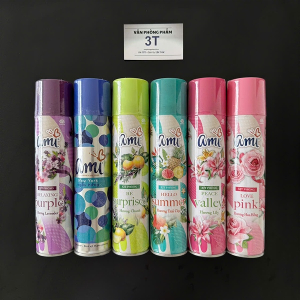 Nước xịt phòng khử mùi Ami 280ml - Chai 2 Nước xịt phòng khử mùi Ami 280ml - Chai - Ảnh 2
