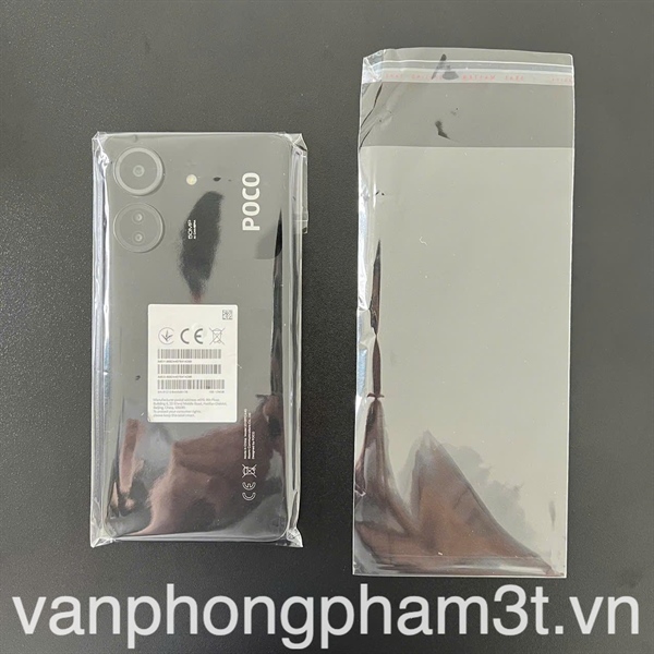 Túi kính đựng điện thoại 9x18cm + 4cm ( có keo dán miệng) - Bịch 0,5 kg