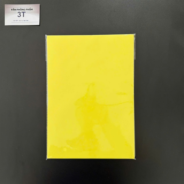 Giấy A4 (giấy mềm) PGrand màu VÀNG DẠ QUANG (100 tờ/ xấp) - Xấp 2 Giấy A4 (giấy mềm) PGrand màu VÀNG DẠ QUANG (100 tờ/ xấp) - Xấp - Ảnh 2