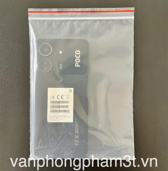 Túi Zipper 15 x 20 cm, PE dày 60 mic - Kg