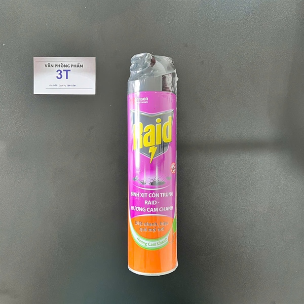 Chai xịt muỗi Raid 520ml - Chai