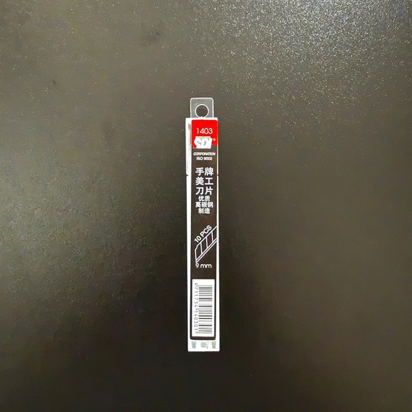 Lưỡi dao rọc giấy trung 9mm SDI 1403 (10 cái/ tuýp) - Tuýp