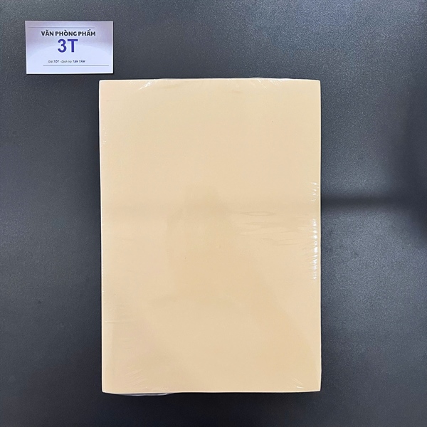 Giấy A4 (giấy mềm) màu VÀNG KEM (400 tờ/ream) - Ream