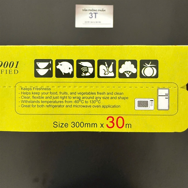 Màng bọc Laptop (thực phẩm) chính hãng Ringo 30cm x 30m, 45cm x 20m - Cuộn 3 Màng bọc Laptop (thực phẩm) chính hãng Ringo 30cm x 30m, 45cm x 20m - Cuộn - Ảnh 3