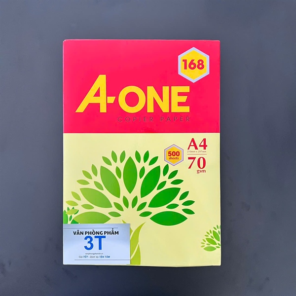Giấy A4 trắng A-One 70GSM (500 tờ/ Ream) - Ream