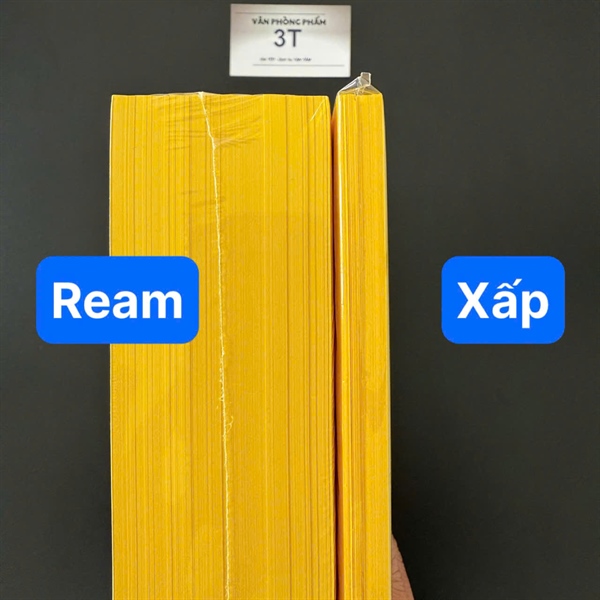 Giấy A4 (giấy mềm) SUMMER màu vàng chanh (100 tờ/ xấp) - Ream 3 Giấy A4 (giấy mềm) SUMMER màu vàng chanh (100 tờ/ xấp) - Ream - Ảnh 3