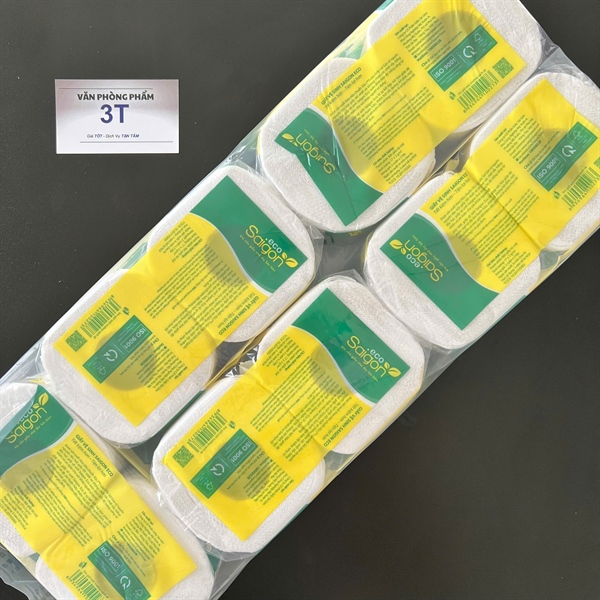 Giấy vệ sinh cuộn nhỏ Sài Gòn Eco (10 cuộn/lốc) - Lốc